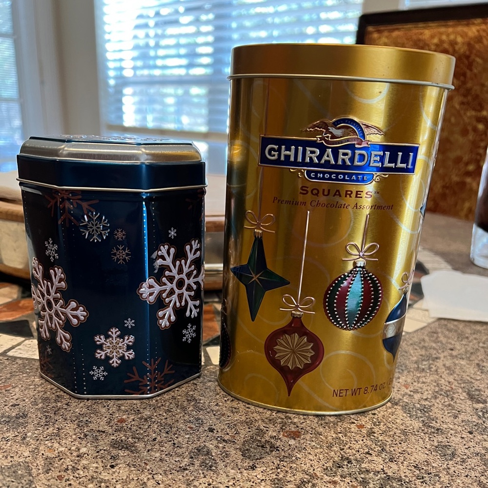 Collectible Christmas Tins / Music Box